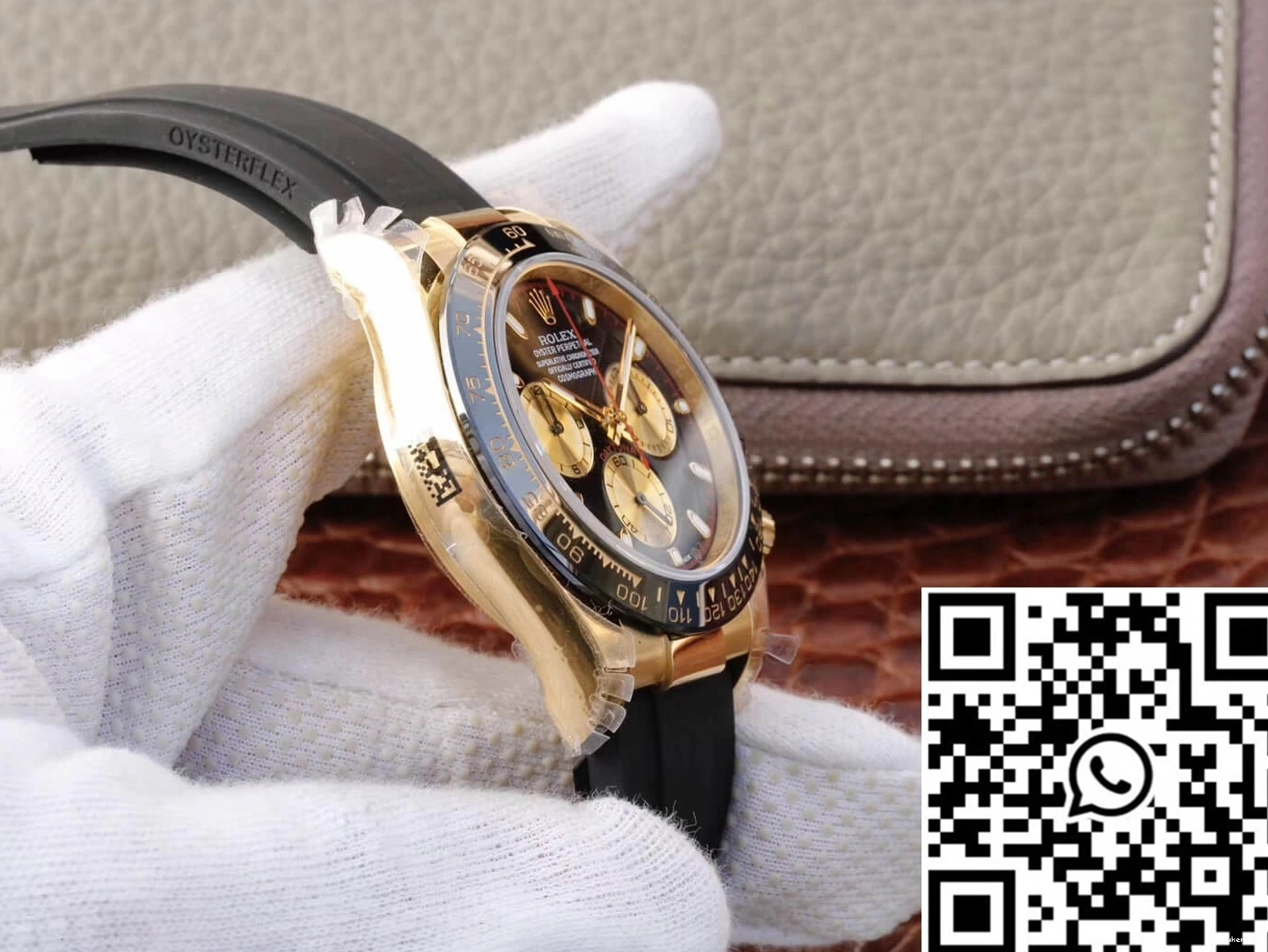 JH Black Rolex Dial Factory Daytona M116518ln-0047 Cosmograph 0506